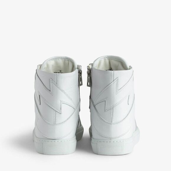 Zadig & Voltaire ZV1747 High Flash Sneakers size 41 new in box - Picture 4 of 10